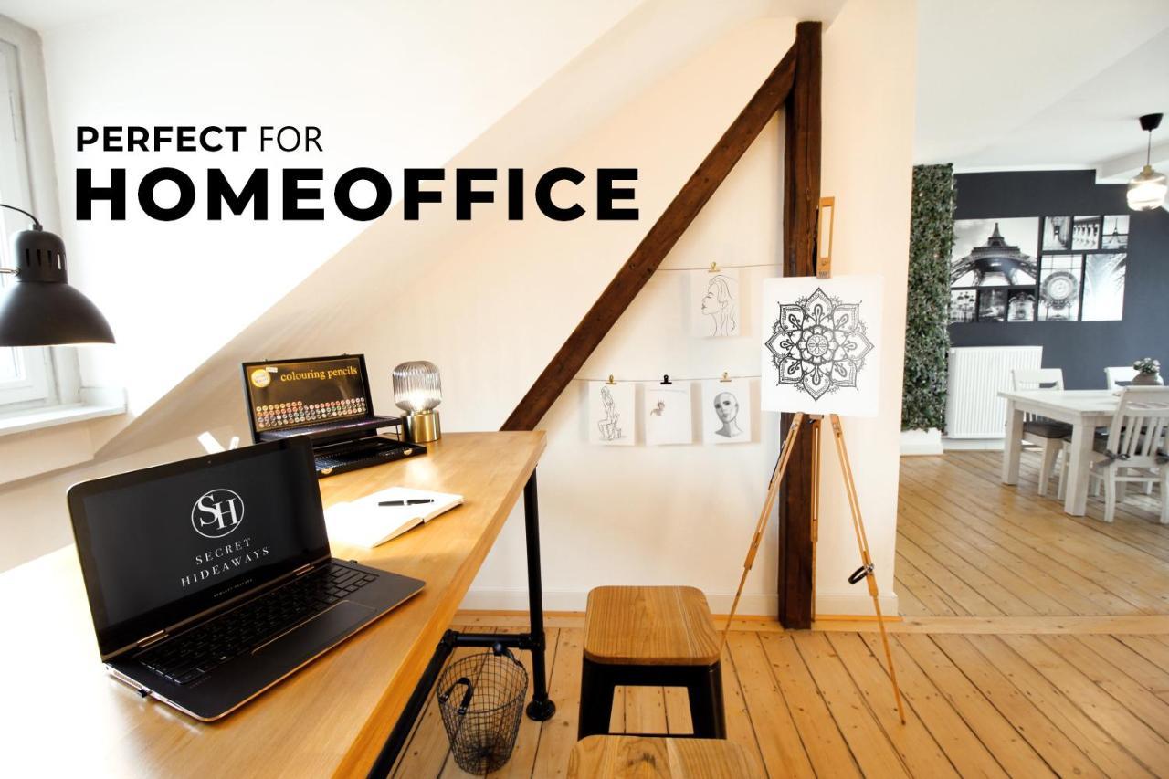 Secret Hideaways Boho Artstudio Mit Smarthome Nahe City L Messe L Hbf Duisburg Eksteriør billede