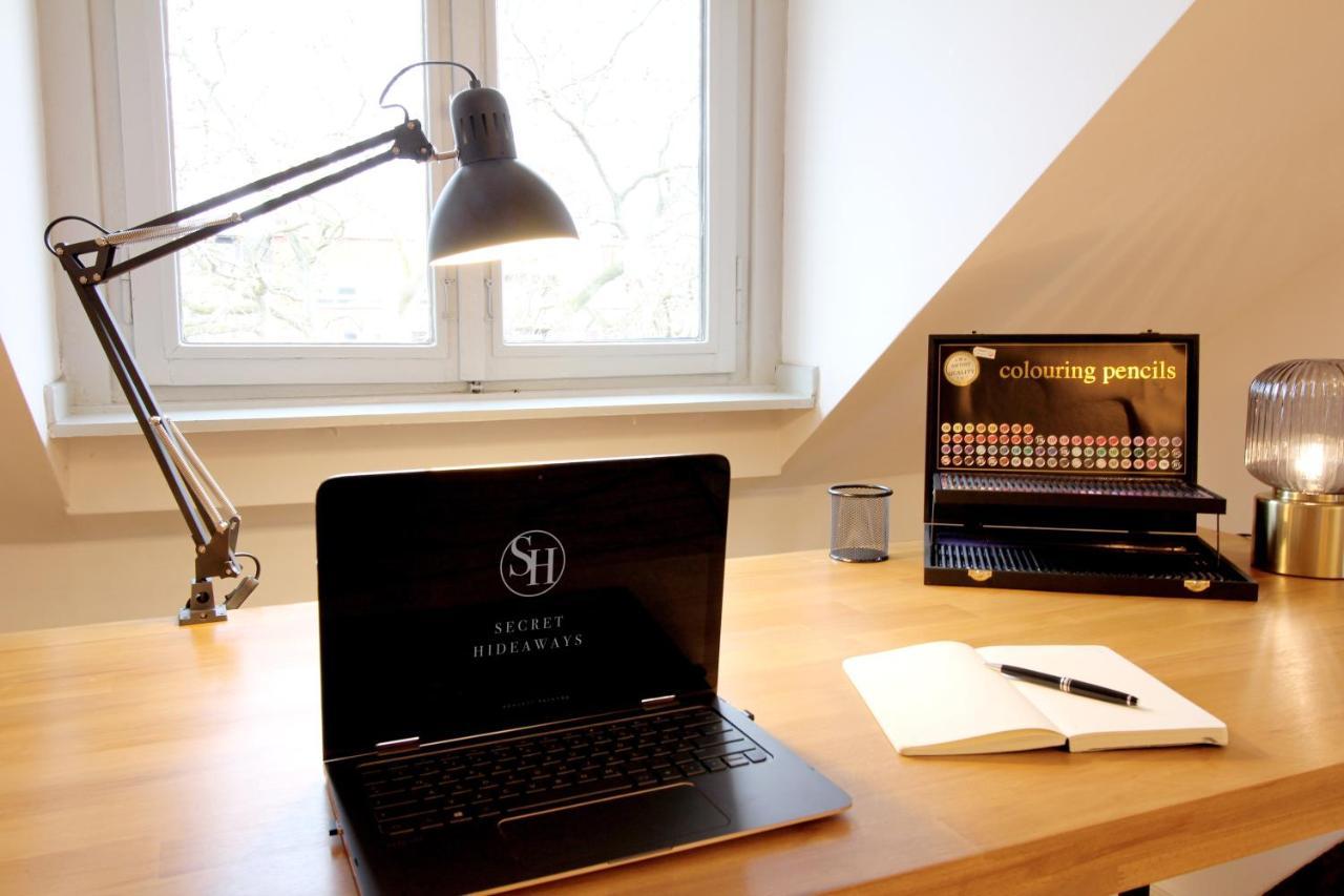 Secret Hideaways Boho Artstudio Mit Smarthome Nahe City L Messe L Hbf Duisburg Eksteriør billede